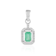 Socoto-Smaragd-Silberanhänger