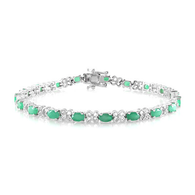 Socoto-Smaragd-Silberarmband