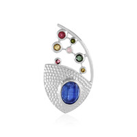 Nepal Kyanite Silver Pendant