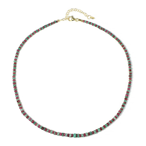 Mozambique Ruby Silver Necklace