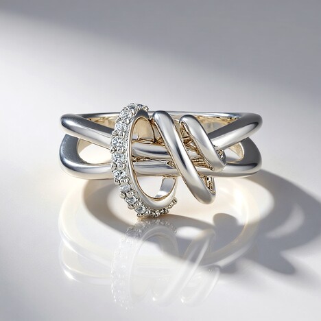 Anello in argento con Zircone (MONOSONO COLLECTION)