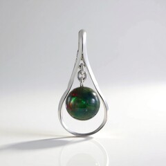 Ciondolo in argento con Opale Mezezo (de Melo Essence)