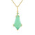Collar en plata con Crisoprasa (KM by Juwelo)