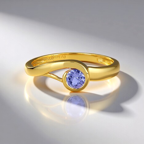 Anello in argento con Tanzanite