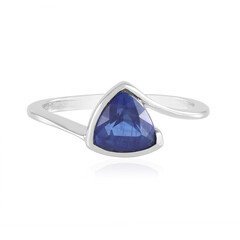 Anillo en plata con Cianita de Nepal