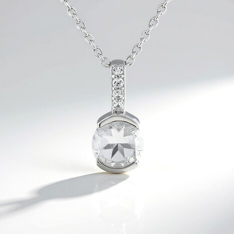 Collier en argent et Pétalite