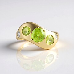 Anello in oro con Sfene (de Melo Gold)