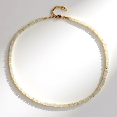 Collana in argento con Opale di Welo