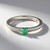 Anello in argento con Smeraldo Russo