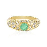 Anello in argento con Smeraldo Etiope