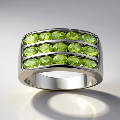 Anello in argento con Idocrasio