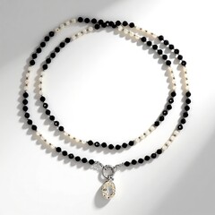 Collana in argento con Quarzo Bianco