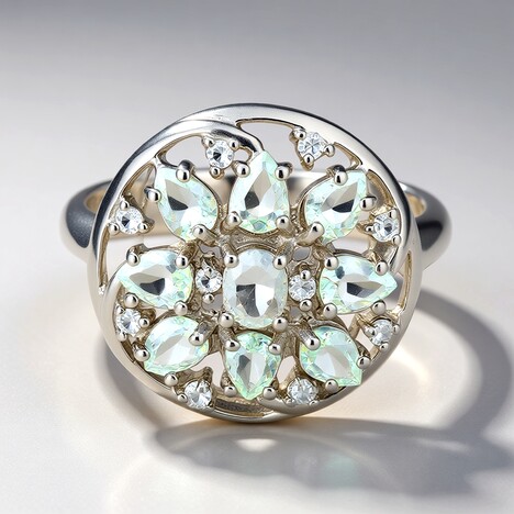 Anello in argento con Tormalina Paraíba