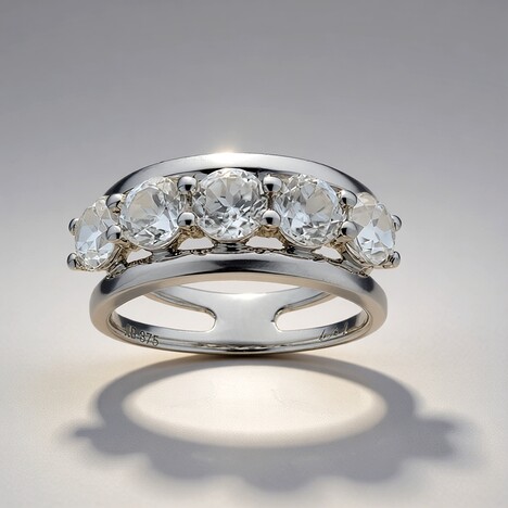 Anello in oro con Zircone (de Melo Gold)