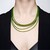 Collar en plata con Diópsido de Rusia