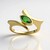 Anello in oro con Tsavorite (CUSTODANA)