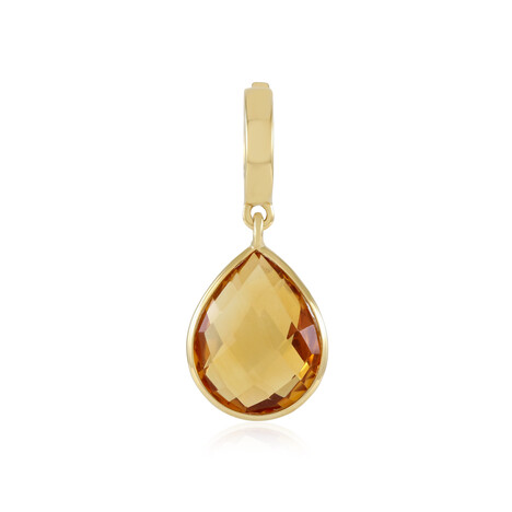Pendentif en argent et Citrine brandy