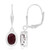 Orecchini in argento con Granato Mozambico