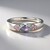 Anello in argento con Labradorite rosa Maniry