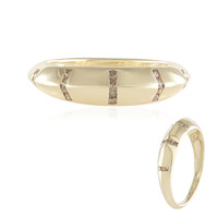 Anillo en oro con Diamante I3 champán (de Melo)