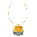 Edelstein-Silberhalskette (dagen)