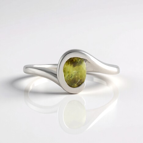 Anello in argento con Sfene