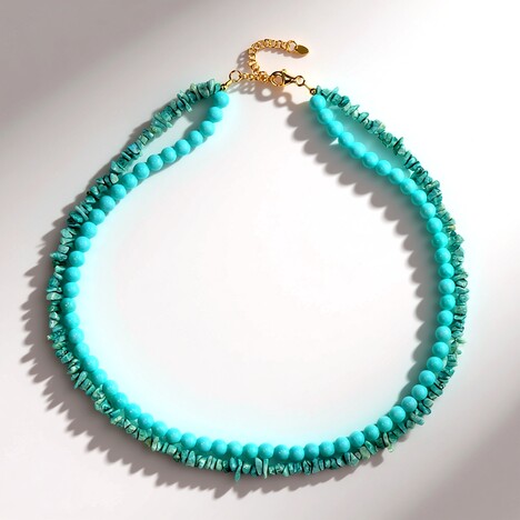 Collier en argent et Amazonite