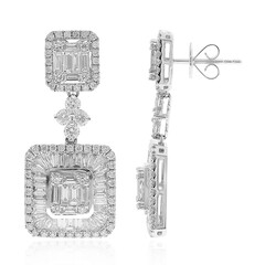 SI2 (H) Diamant-Goldohrringe (CIRARI)