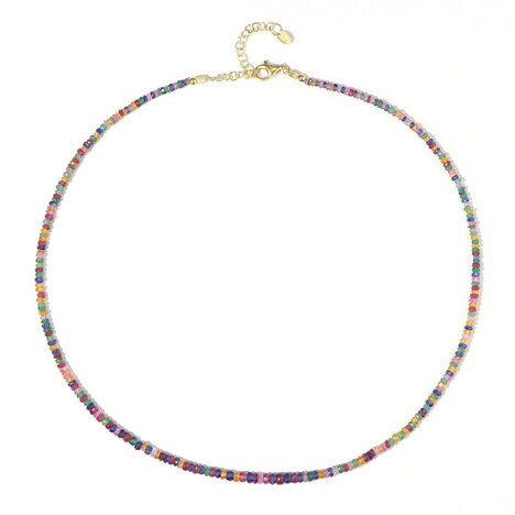 Collier en argent et Grenat mandarine (Riya)