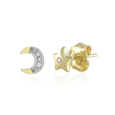 I2 (I) Diamant-Silberohrringe