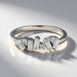 Anello in argento con Zircone