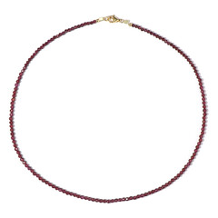 Collana in argento con Granato Mozambico