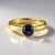 Anello in argento con Zaffiro Stellato Blu