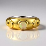 Anello in argento con Opale di Welo (SAELOCANA)
