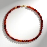Collana in argento con Agata Rossa