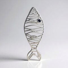 Ciondolo in argento con Zaffiro Blu (MONOSONO COLLECTION)