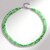 Collana in argento con Crisoprasio