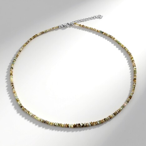 Collana in argento con Crisoberillo Occhio di Gatto