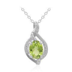 Collier en argent et Péridot