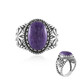 Zilveren ring met een Charoite (Desert Chic)