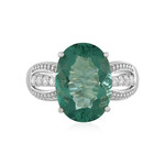 Grüner Fluorit-Silberring