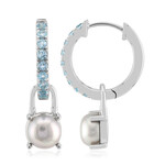 Orecchini in argento con Perla d'Acqua Dolce Argentata