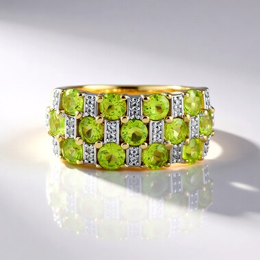Peridot Silver Ring