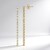 Orecchini in oro con Diamante I3 (H) (de Melo Gold)