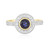 Madagascar Blue Sapphire Silver Ring
