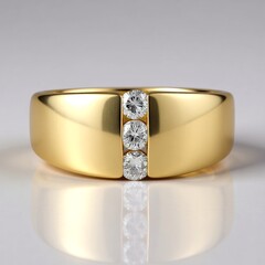 Anello in oro con Diamante I1 (H) (de Melo Gold)