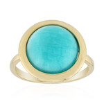 Zilveren ring met een amazoniet