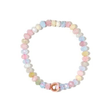 Brazalete con Berilo fantasía