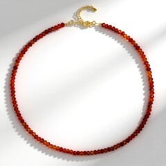 Collana in argento con Corniola