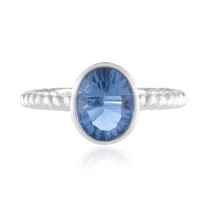 Anello in argento con Fluorite Cangiante